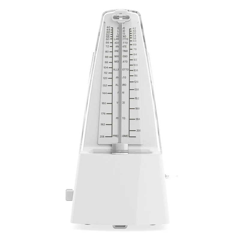

Mechanical Metronome Universal For Guitar Violin Piano Musical Instrument Practice Tool White Easy Install