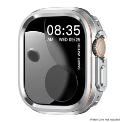 Halo Style Luxury Metal Bumper Protective Case - Ultra 3 2 1 - 49mm (Silver)