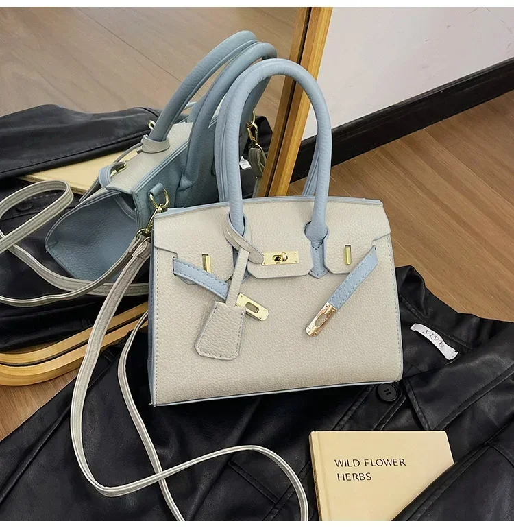 حقيبة يد زفاف فاخرة 2025 بنقشة الليتشي