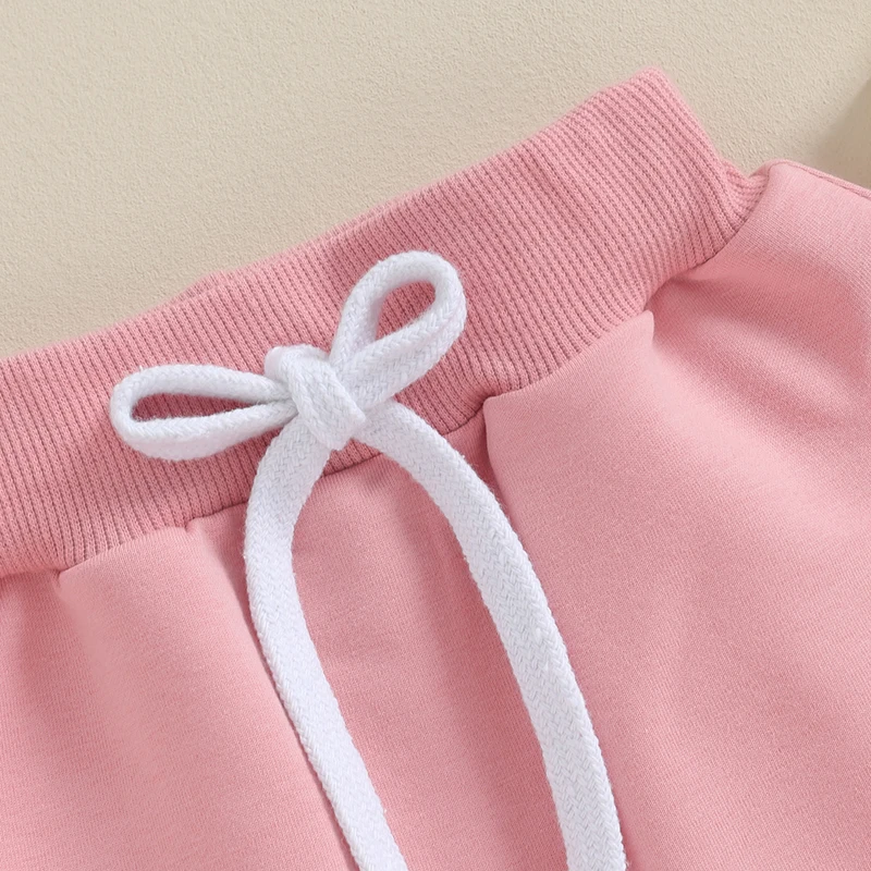 0-3Y Baby Girls' Pants Elastic Waist Spring Fall