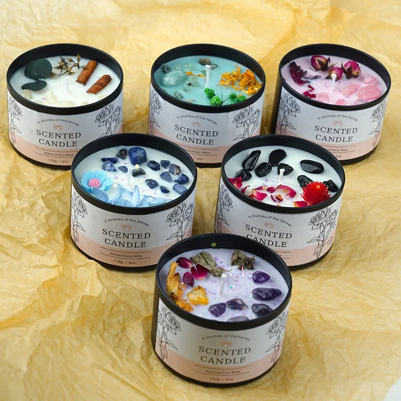 Soybean Wax Aromatherapy Candle for Home Decor