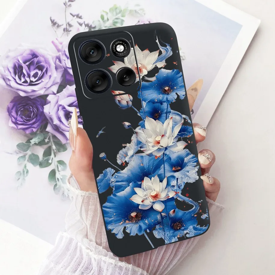 Stylish Bowknot Flower Soft Silicone Phone Case