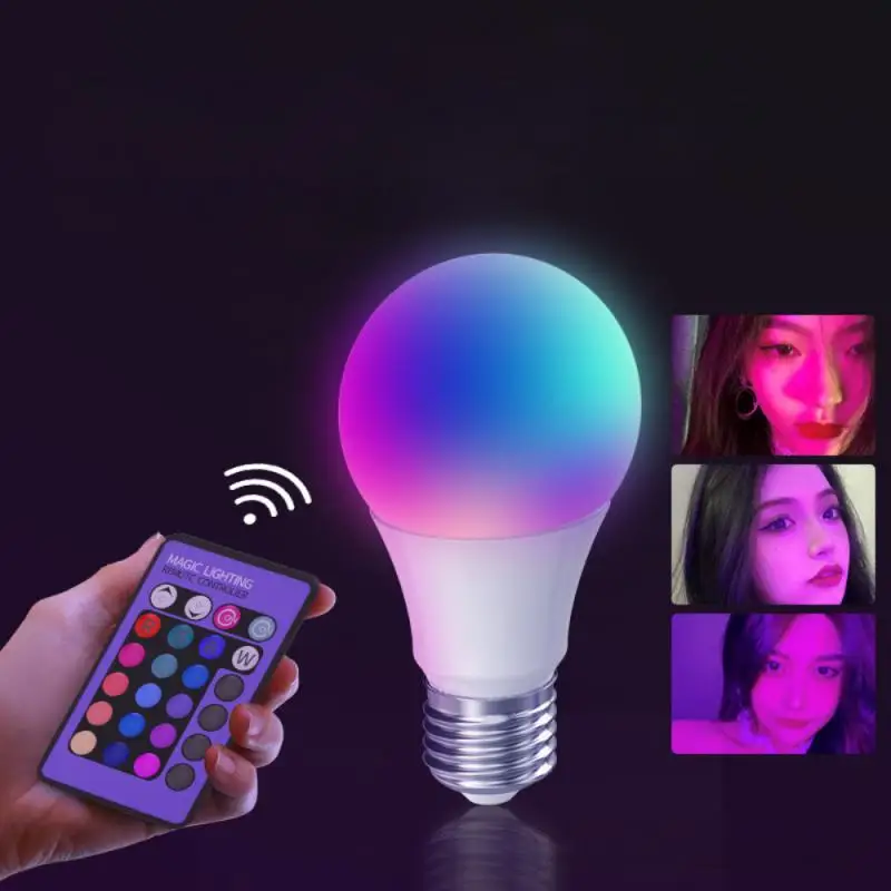

Цветная RGB-лампа 16 цветов стандартной яркости, с дистанционным управлением