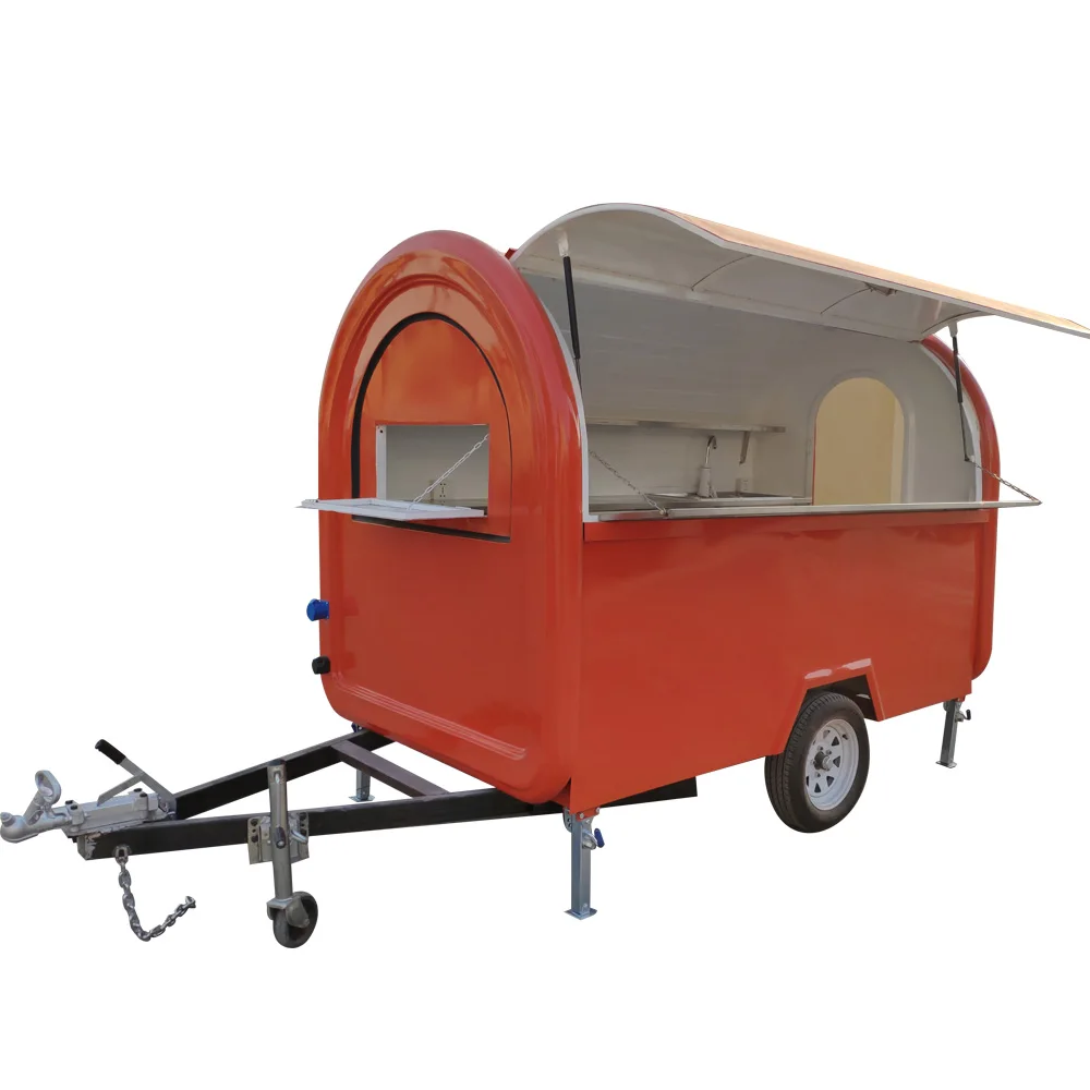 Mobile Food Trailer Street Ice Cream Trailer For Sale Delivery Box Food Trailer custom custom print logo paper boxes for street food cheese hot dog packaging paper box