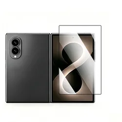 Premium 9H Tempered Glass Screen Protector with Black Edge - Full Cover Protective Film for Black Edge (Galaxy Z Fold 8)