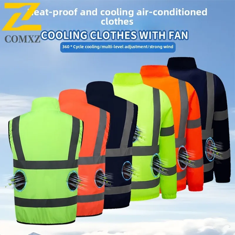 Men's Fan Jacket Sun Protection Heatstroke Prevention