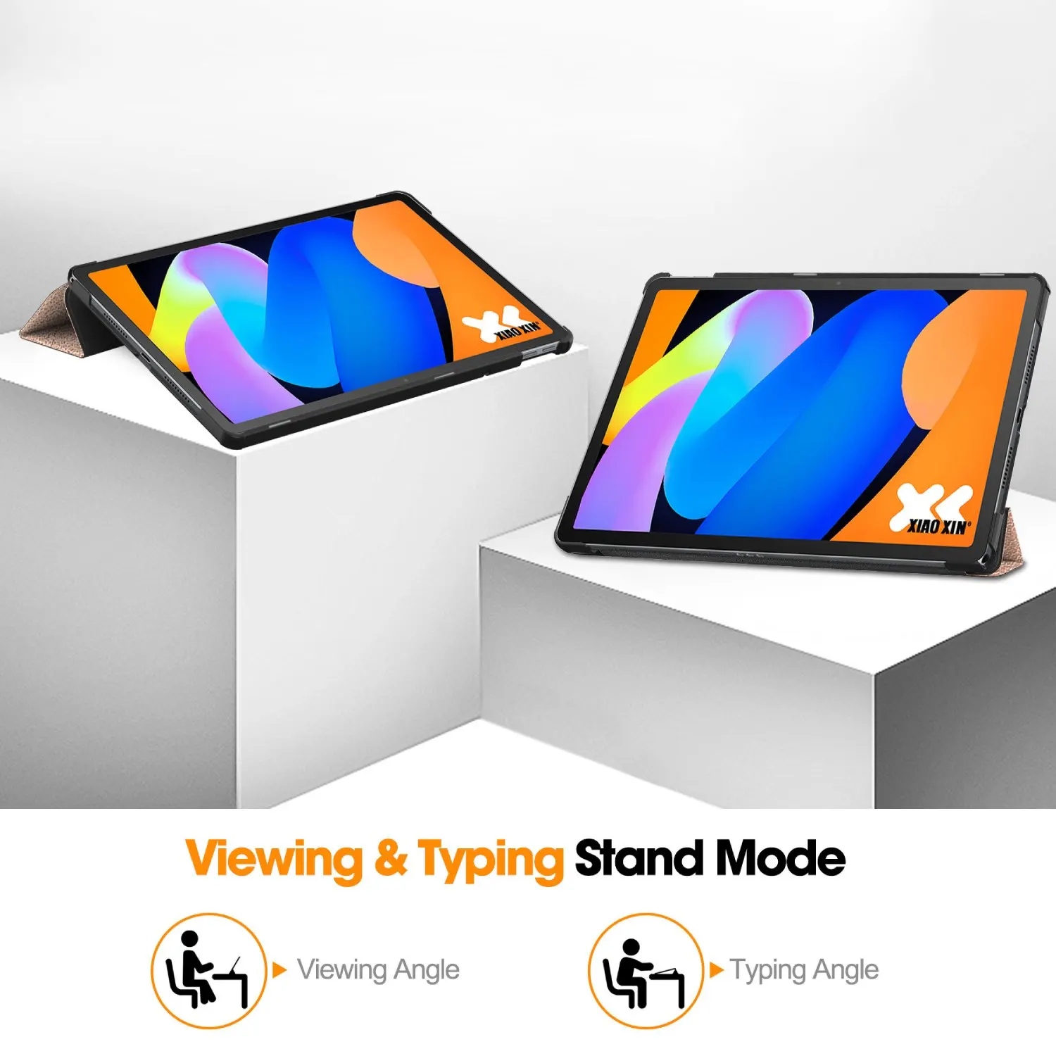 Premium Trifold Magnetic Stand PU Leather Tablet Cover