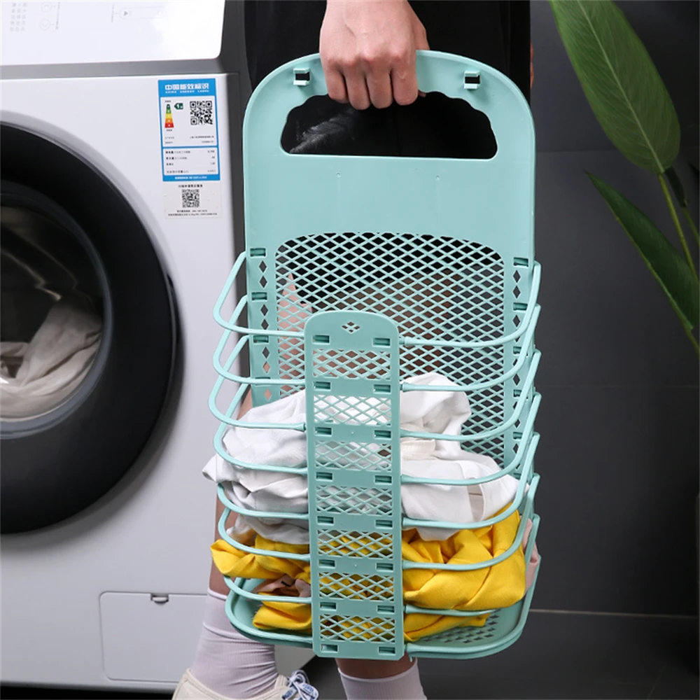 Description Picture 5 of itemFoldable Storage Basket Laundry Basket Organizer Dirty Clothes Basket Foldable Extra Large Capacity Toilet Wet And Dry Dirty