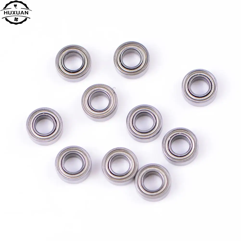 10Pcs MR105ZZ L-1050 MR105 Miniature Ball Bearings Rubber Sealed Ball Bearing 5x10x4mm ball bearings