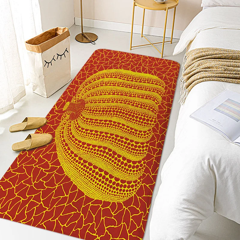 

Custom Rug Aesthetic K-Kusama3 Bedroom Laundry Room Floor Carpet Non Slip Hallway Entryway Bathroom Mat Soft Entrance Doormat