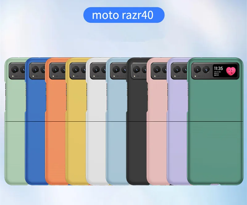 Custodia Per Telefono Pc A Colori Semplice Per Motorola Razr 40 Custodia 2023 Per Moto Razr 40 Ultra Cover Moto Razr 2022 Capa Razr 40 Ultra Case