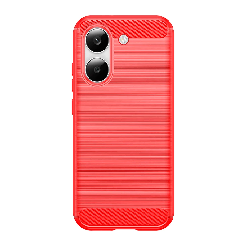Shockproof Anti-Slip Silicone Phone Cover with Brushed TPU Bumper