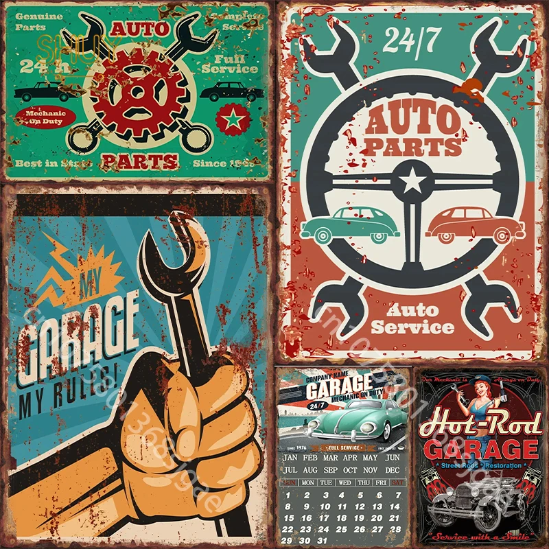 

Welcome Metal Tin Sign Vintage Signs Ins Posters Plate for Room Club Repair Factory Wall Decor Art Retro Plaques Home Decoration