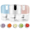 Electric Mini Garlic Vegetable Chopper Garlic Masher Portable Chopper Multi Function Meat Grinder Masher Machine  Usb Charging 1