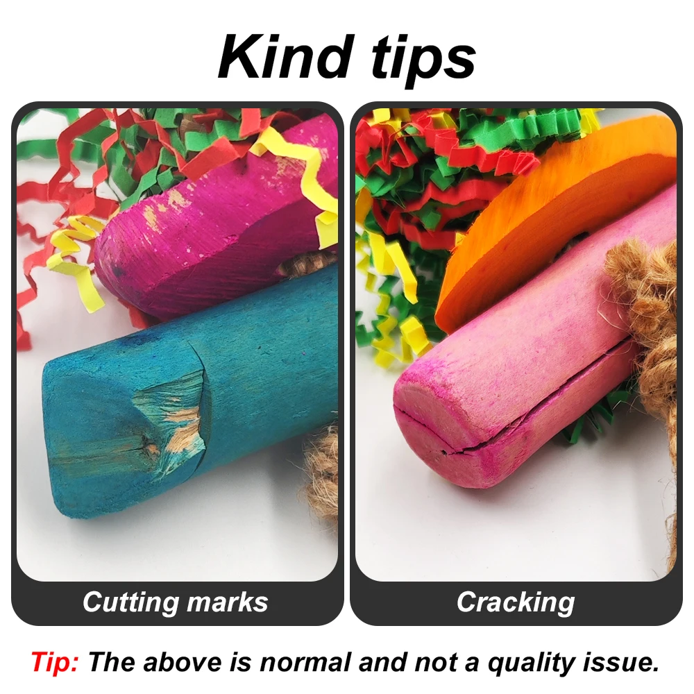 1pc Hand-made Straw Palm Leaves Bird Chew Toy Natural Bird Claw Grinding Swing Toys for Parrot Hanging Cage Pet Accessories