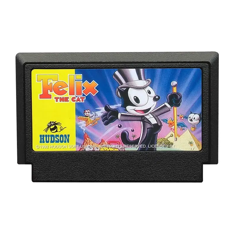Felix-The-Cat 8 Bit Game Cartridge For 60 Pin TV Game
