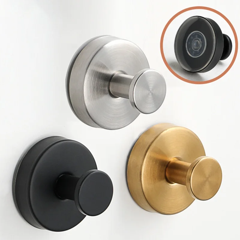 Stainless Steel Suction Cup Hook Self adhesive Hook wall mount Bathroom Robe Towel Reusable Hooks Bathroom Glass Hooks stainless steel hook adhesive hooks suction cup hooks towel hook wall clothes hook kitchen hook wall hanger