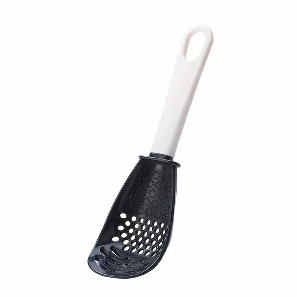 Multifunctional Cooking Spoon Heat-resistant Hanging Hole Innovative Potato Garlic Press Colander Innovative Kitchen Tool images - 6