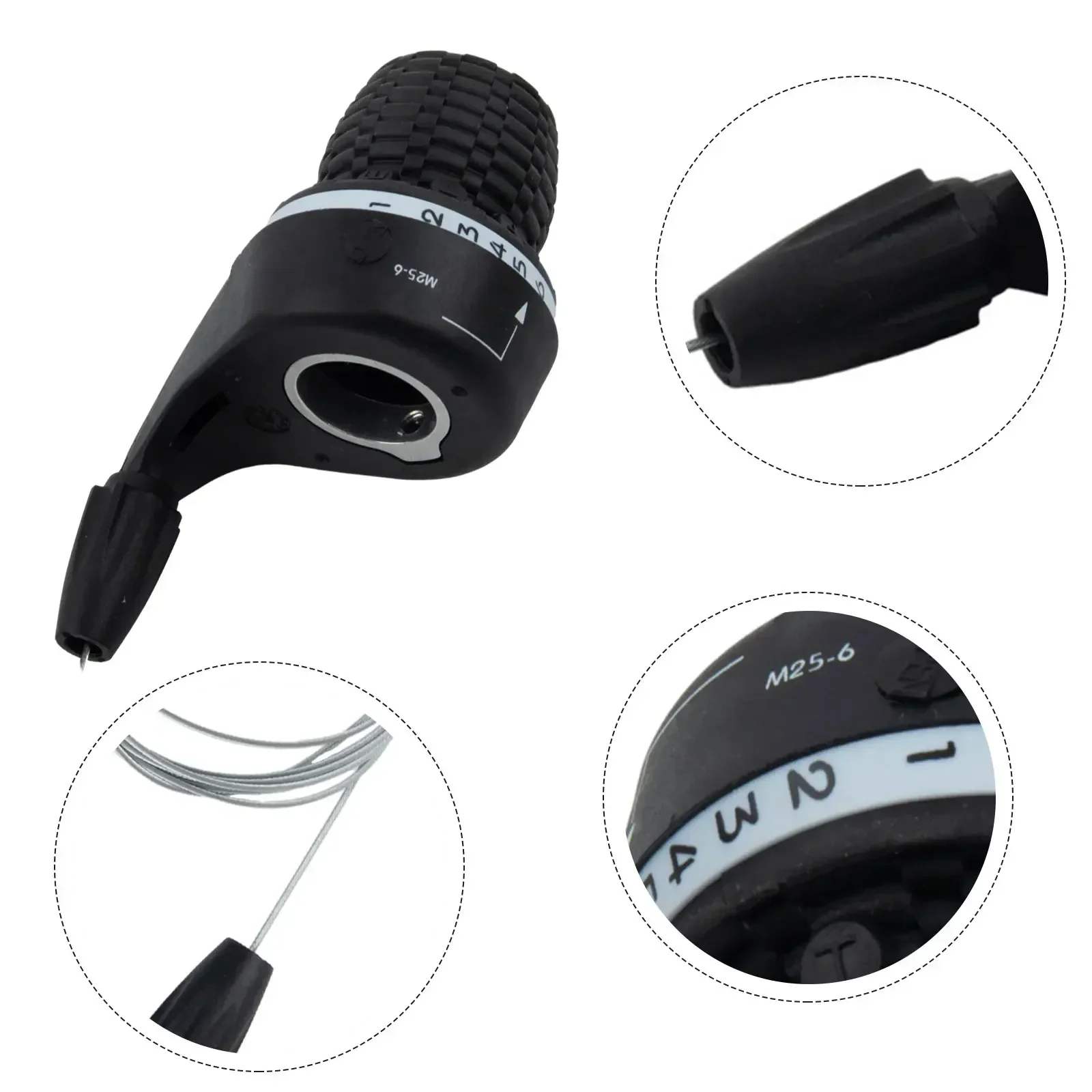 6 Speed Bicycle Bike Turn Handle Shifters Compatible With Shimano Sets bicycle shift lever