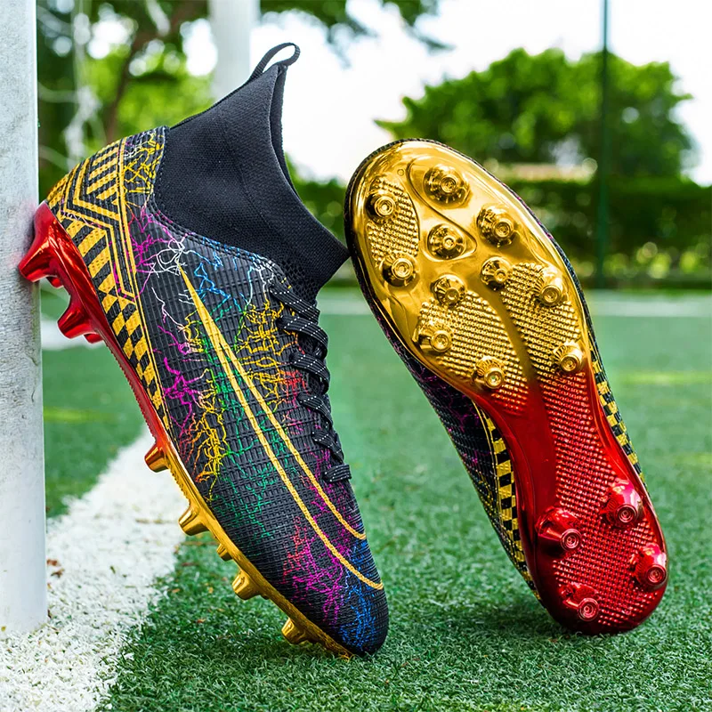 

High Quality Soccer Shoes Neymar Football Boots Futsal Chuteira Campo Cleats Men Training Sneakers Ourdoor Women Footwear TF/AG