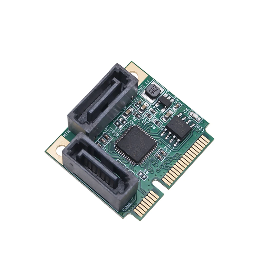 Scheda PCIE 1X SATA a 4 porte, con 4 cavi SATA e staffa a basso profilo