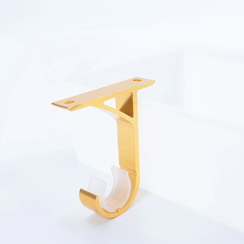 Drapery Bracket Fit Drape Rods Curtain Fixed Holder Modern Window Curtain Rod Pole Drapery Holder Home Decor