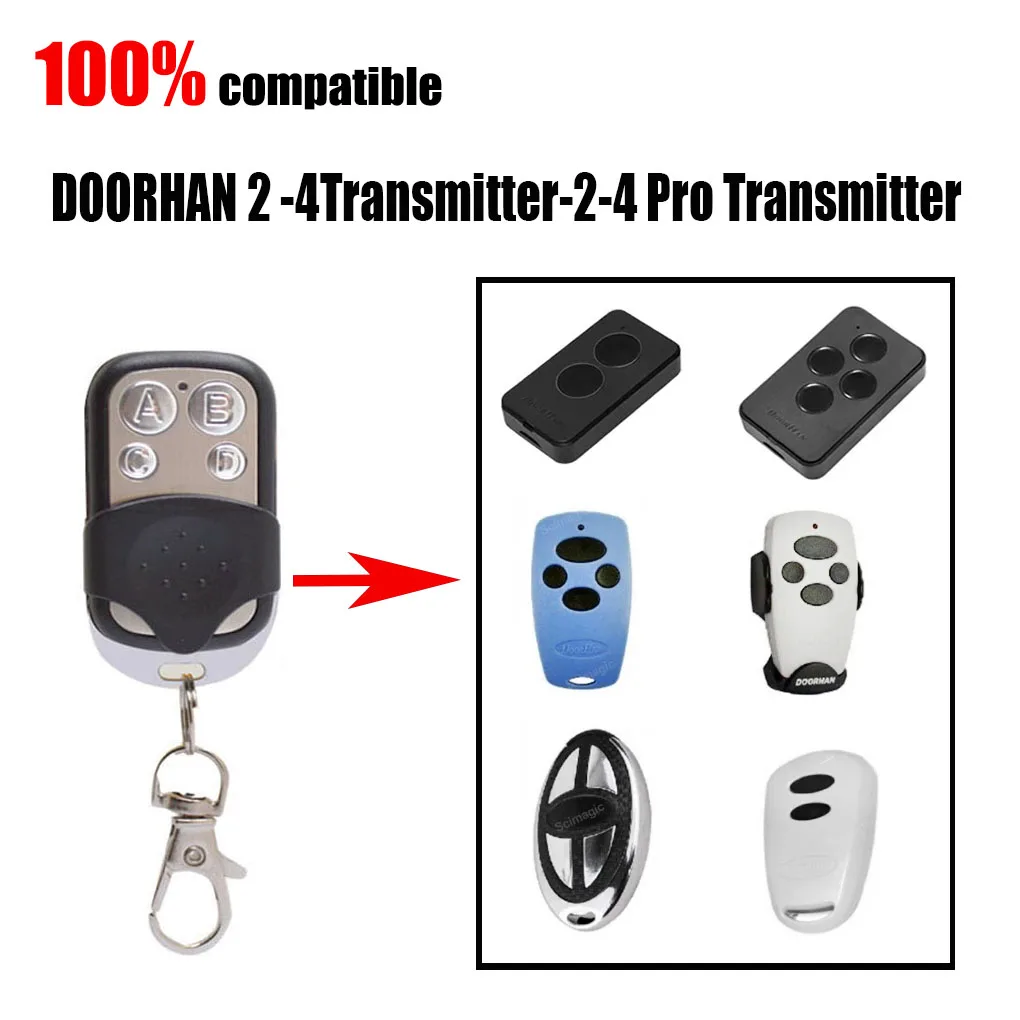 electricshutter433MHzDOORHANTransmitter2Pro4ProWirelessRemoteGarageDoorLockGate