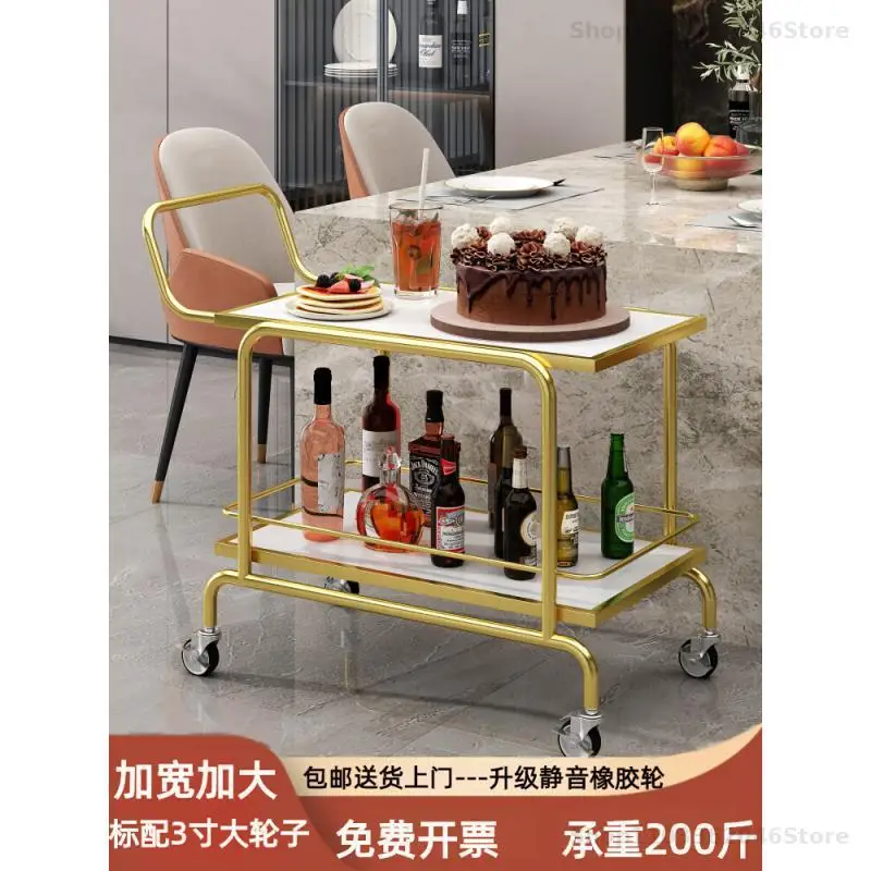 Hotel Restaurant Large Delivery Car Beverage Car Ktv Snack Multi-layer Trolley Cake Cart Snack Cart