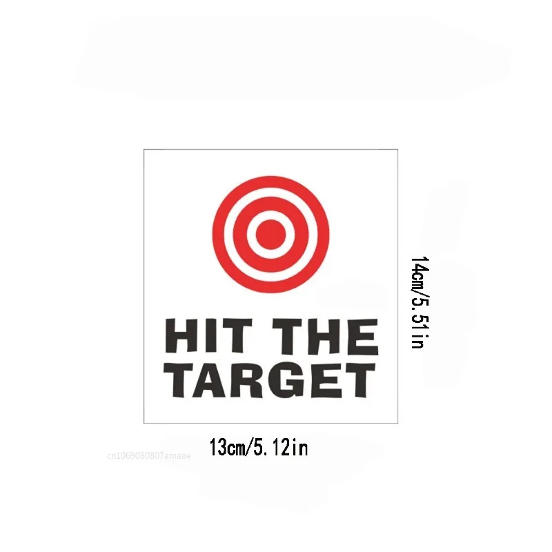 1pc Toilet Sticker Potty Training Targets Removable Bullseye Target Aiming Decal Wall Vinyl Posters for Home Bathroom Decoration