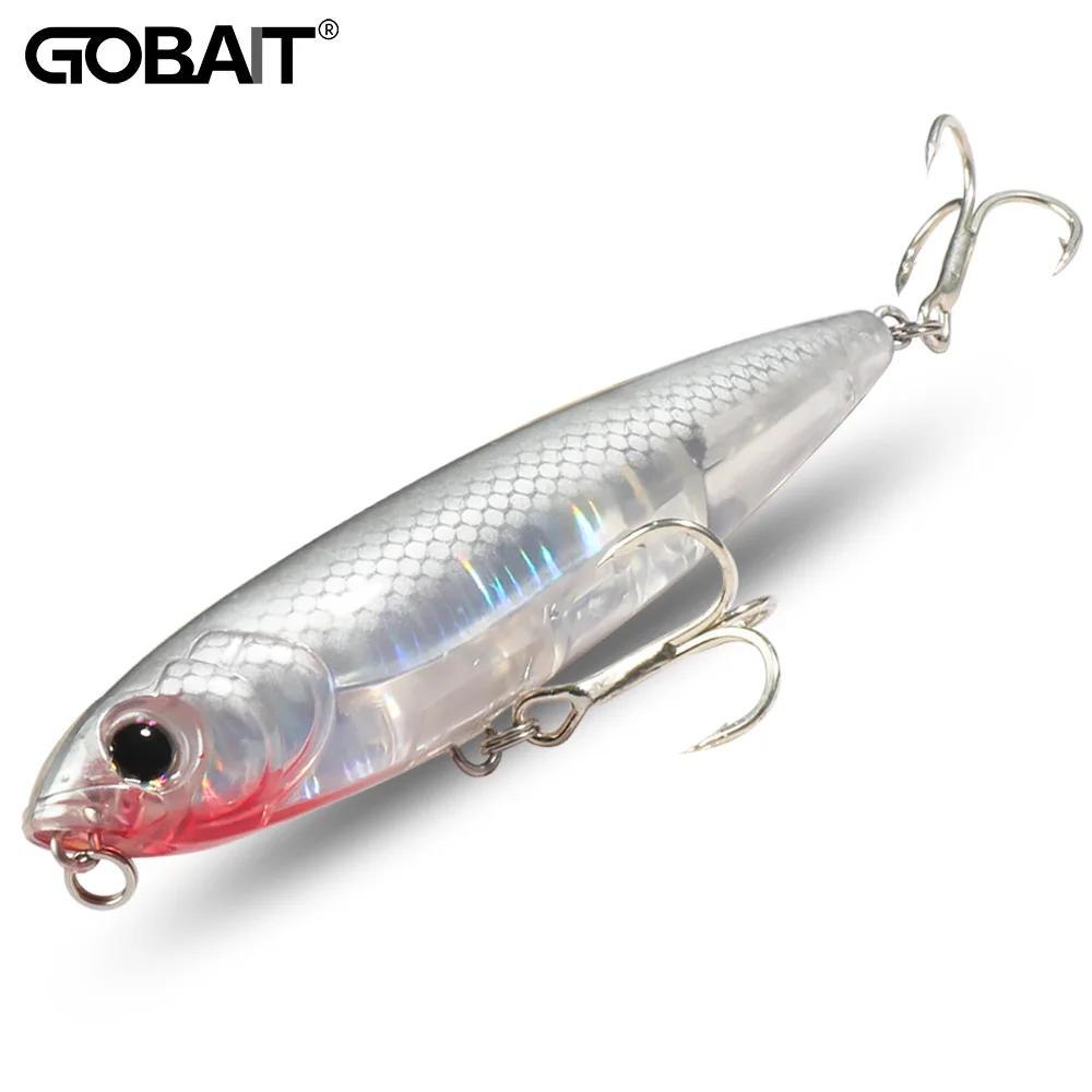 Leurre flottant GOBAIT 17,5g 10cm pour pêche topwater en surface avec animation walk the dog et