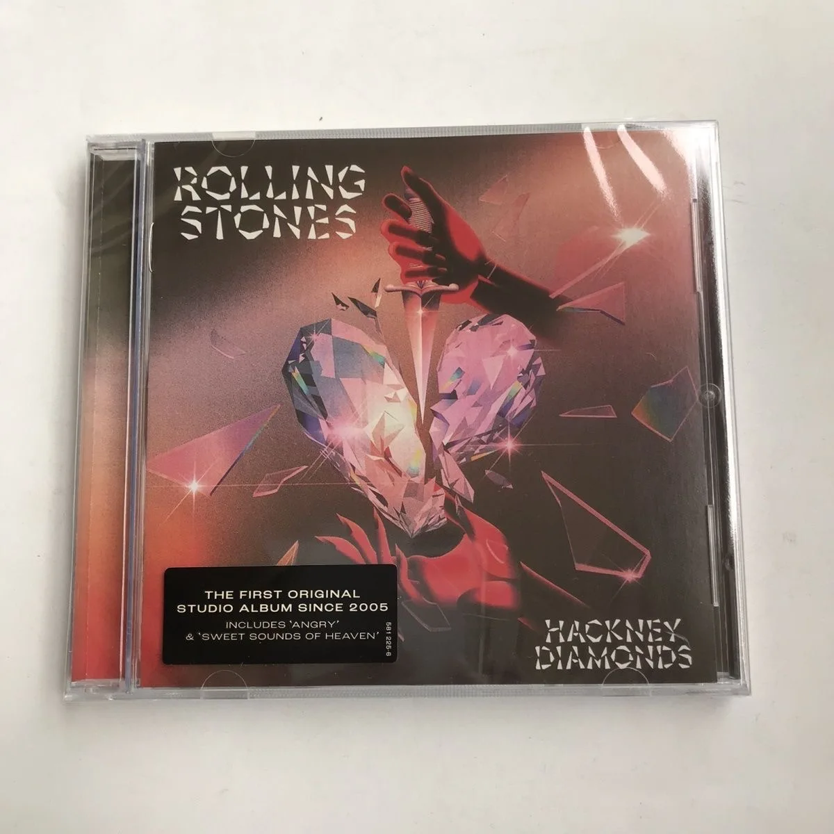 

Classic The Rolling Stones Music CD Hackney Diamonds Album Cosplay Disc CD Car Walkman Play Song Soundtracks Box Collection Gift