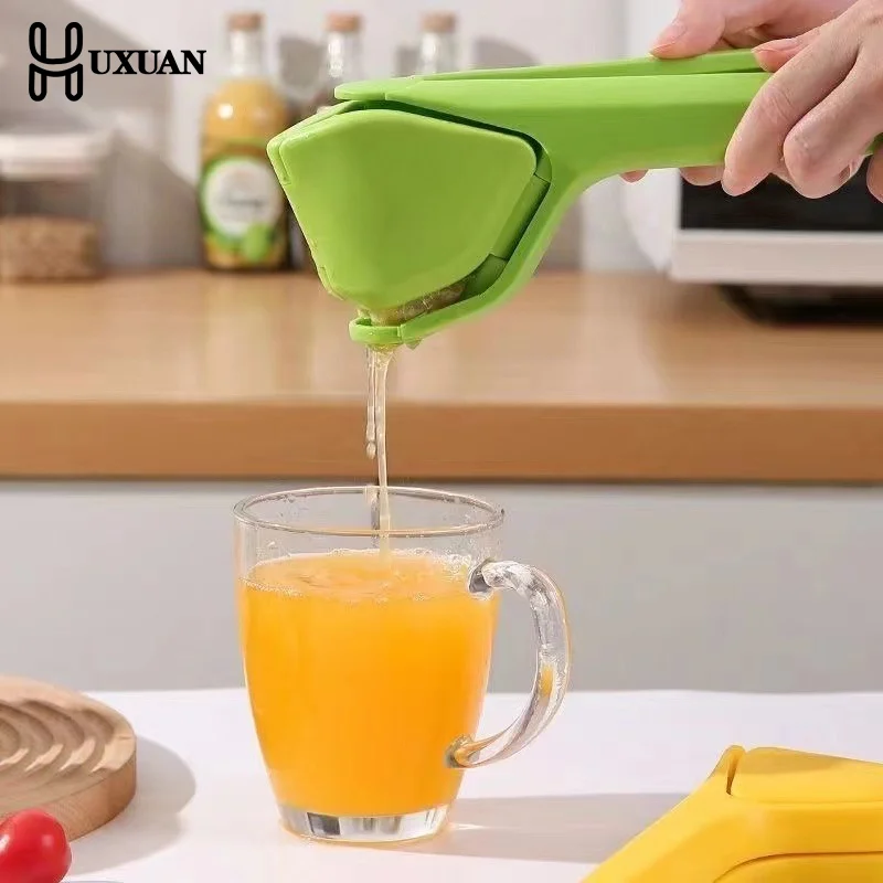 Spremiagrumi manuale senza sforzo in plastica per alimenti, ideale per limoni, lime, agrumi e arance._voghion.com