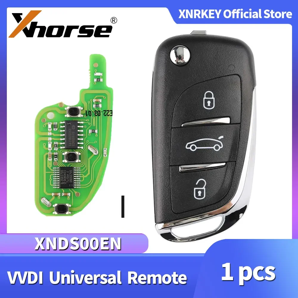 

1 шт. XHORSE XNDS00EN VVDI2 для дистанционного ключа типа Volkswagen DS с 3 кнопками
