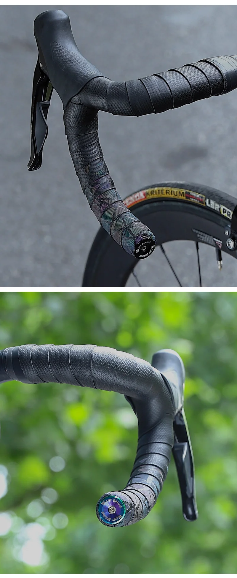WEST RADFAHREN MTB Rennrad Lenker Endstopfen Aluminiumlegierung Griff Bar Endkappe BMX Bike Grip Mehrfarbige Abdeckung Fahrradzugang – Detail 30