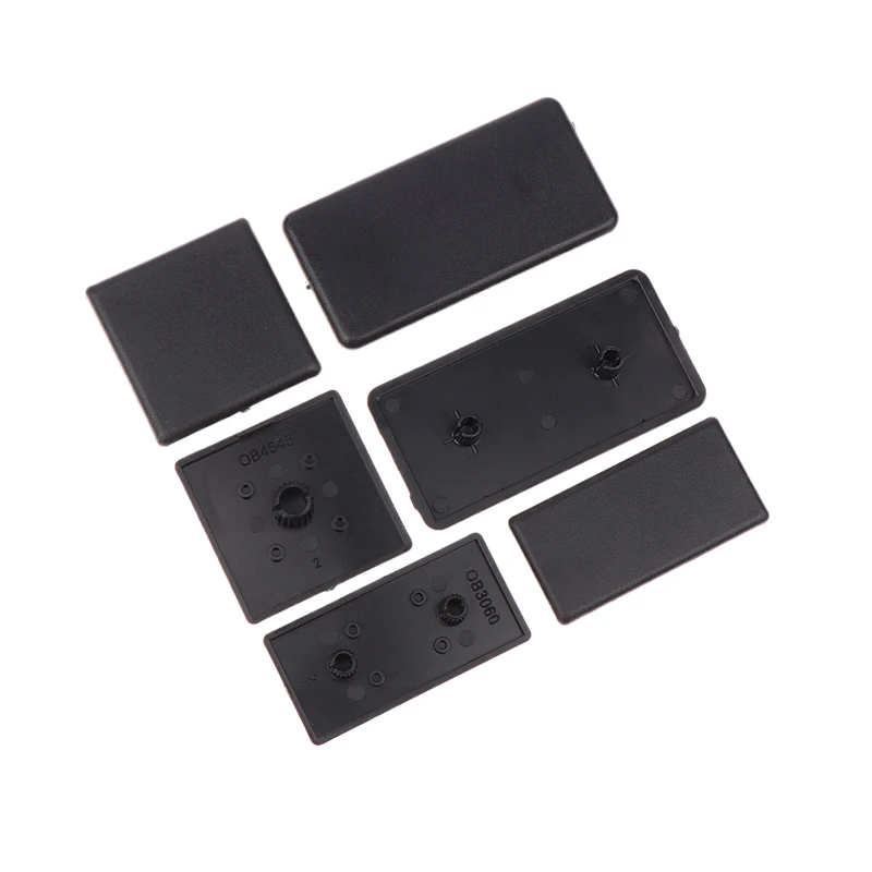 10Pcs 3030 3060 4040 4080 4545 Plastic End Cap Cover Plate Black For EU Aluminum Profile aluminum profile aluminum profile end cap