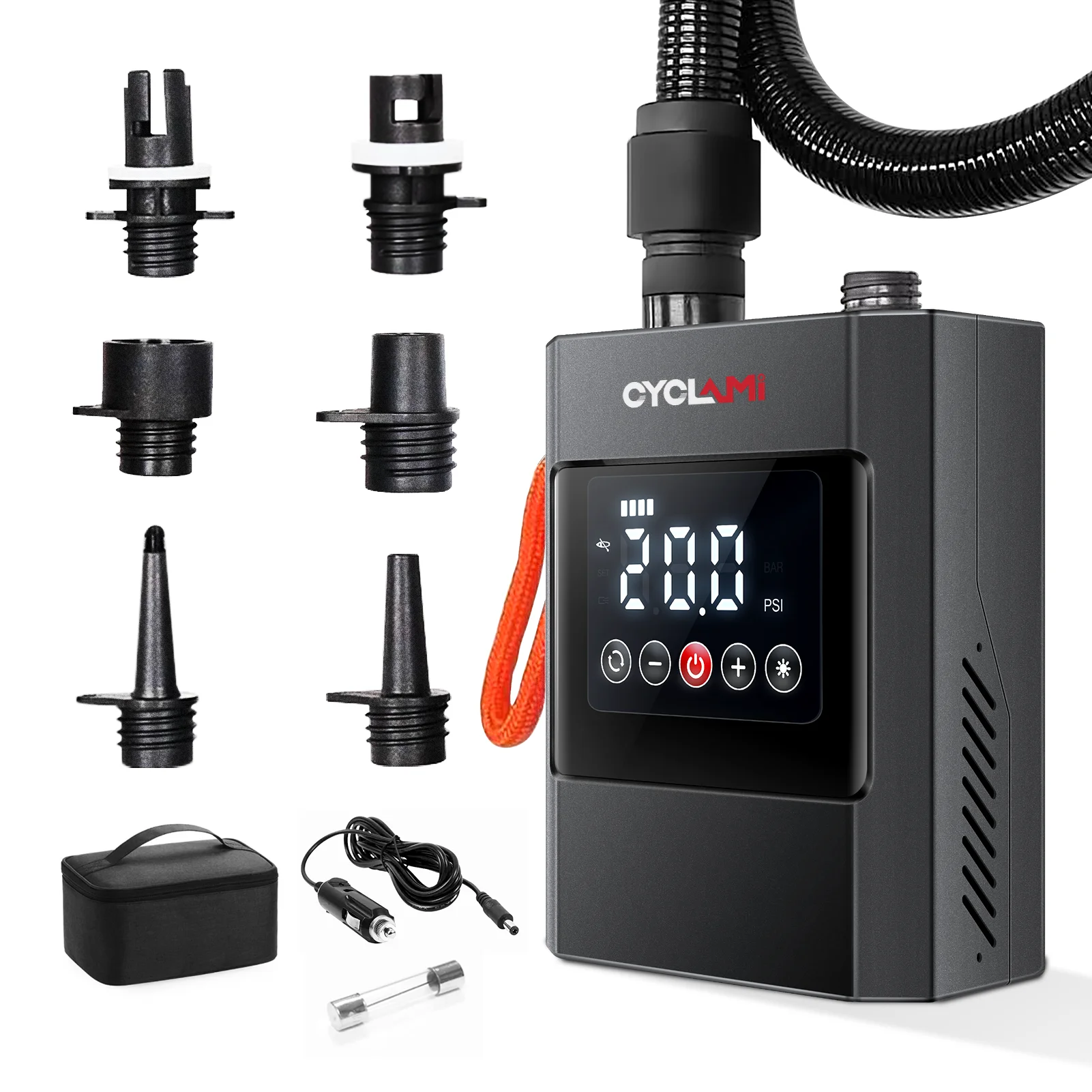Pompa Elettrica Per SUP Ricaricabile 12000 MAh - Gonfia E Sgonfia, Fino A 20 PSI, Con Spegnimento Automatico, Per Kayak, Tende, Materassi