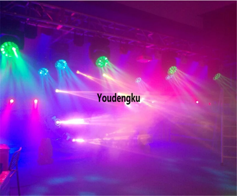 4 pieces with flycase 19*25w Led Bee Eye Moving Head 4IN 1 Stage Wash zoom Movin