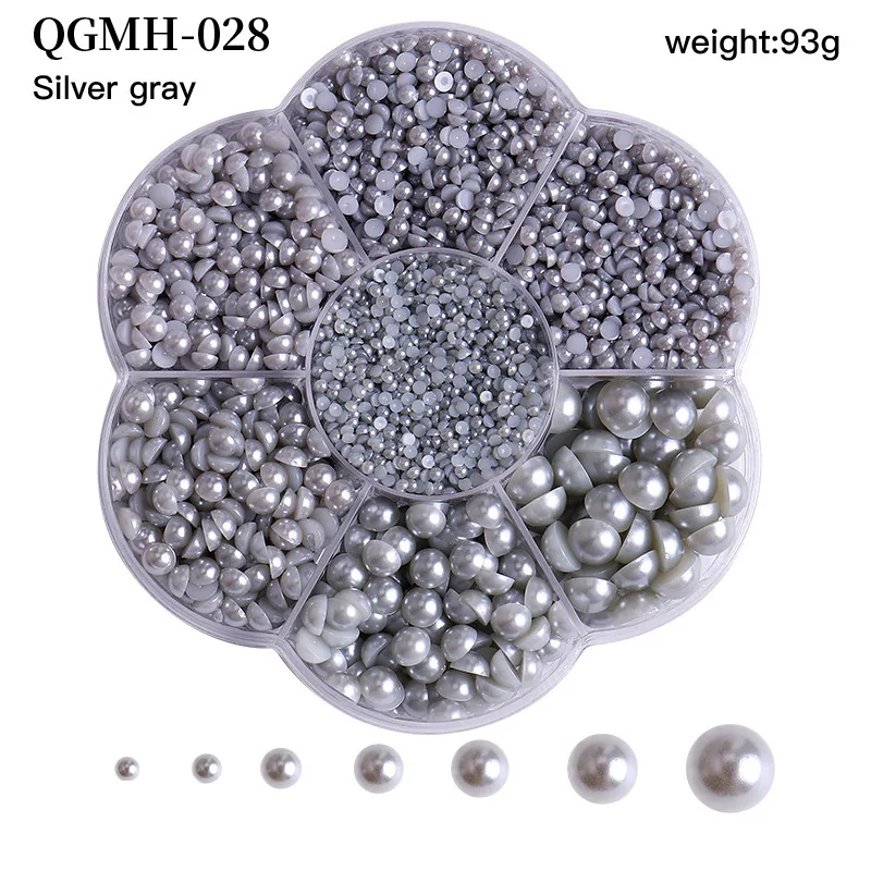 Perle e strass con retro piatto per artigianato 3mm-10mm