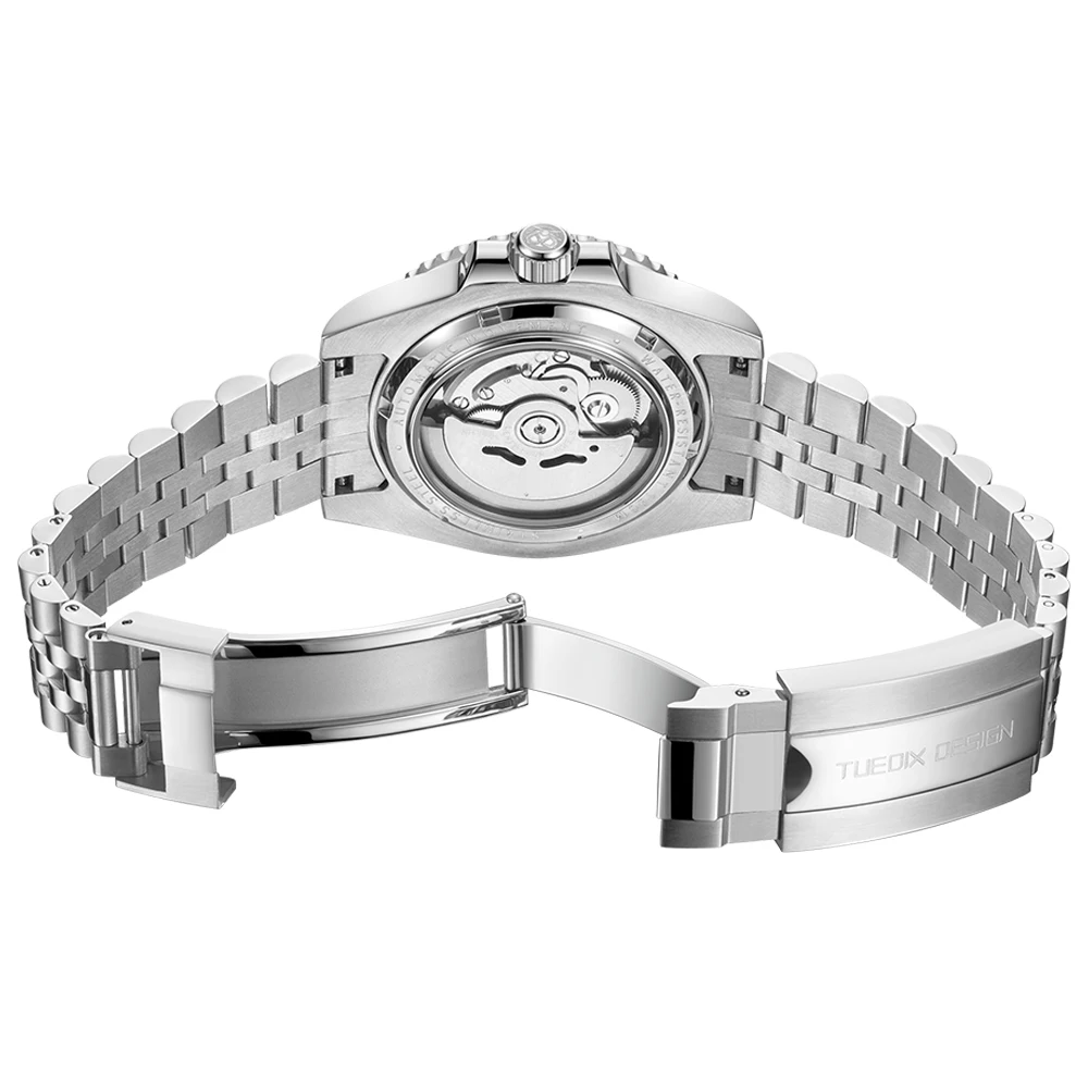 Men Clock NH34 Watch For Men Automatic Ceramic Bezel Calendar Date Mechanical Sapphire Glass Wristwatch Luxury Top Brand Relogio