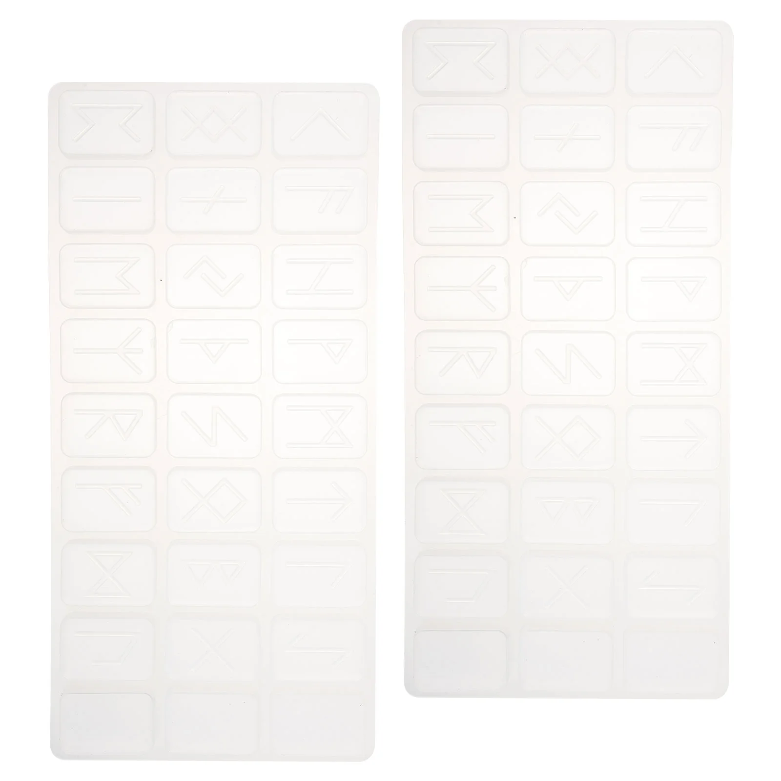 

2 Pcs Silicone Mold DIY Tools Craft Accessories Mould Molds Epoxy Resin Supplies Energy