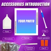 MomoArt DIY Diamond Mosaic Photo Custom Craft Kit Art Diamond Painting Pattern for Adults Beginners Embroidery Handmade Hobby 2