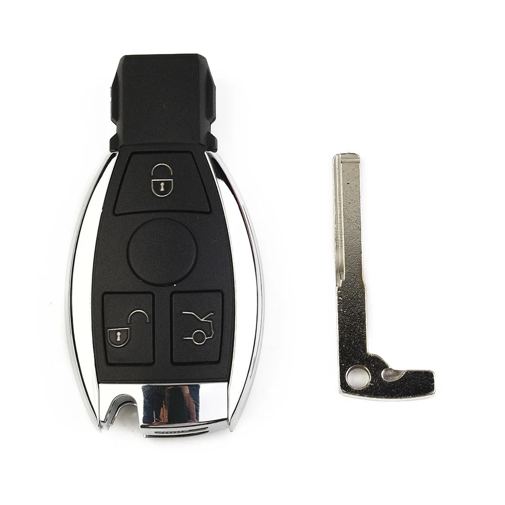 

CAR Key Shell Remote 1pc Black Case For Mercedes C G E R S Class GL SL SLK Plastic & Stainless Steel High Quality Replacement
