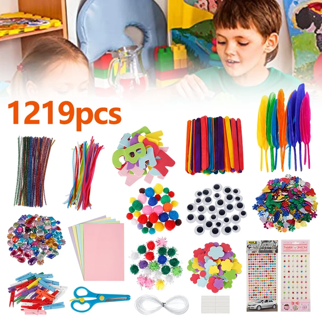 DIY Art Craft Sets Craft Supplies Kits for Kids Toddlers Children Craft Set  Creative Craft Supplies for School Projects DIY - AliExpress