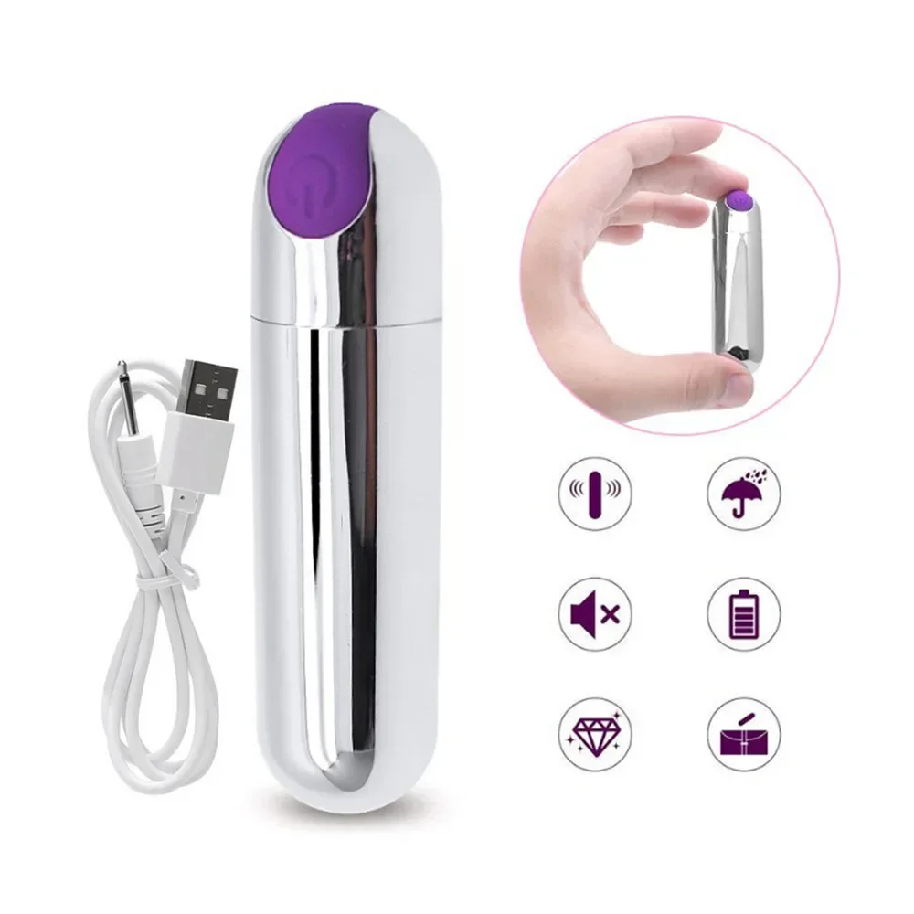 G-Spot bullet vibrators women discreet portable sex toys small powerful bullets mini waterproof clitoral stimulator