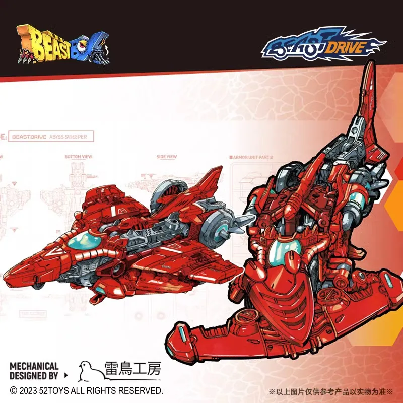 

BEASTBOX Infinite Beast Drive Scavenger Shark Assemble Transformational Toy Handmade Model Hobbies Collect Birthday Gifts
