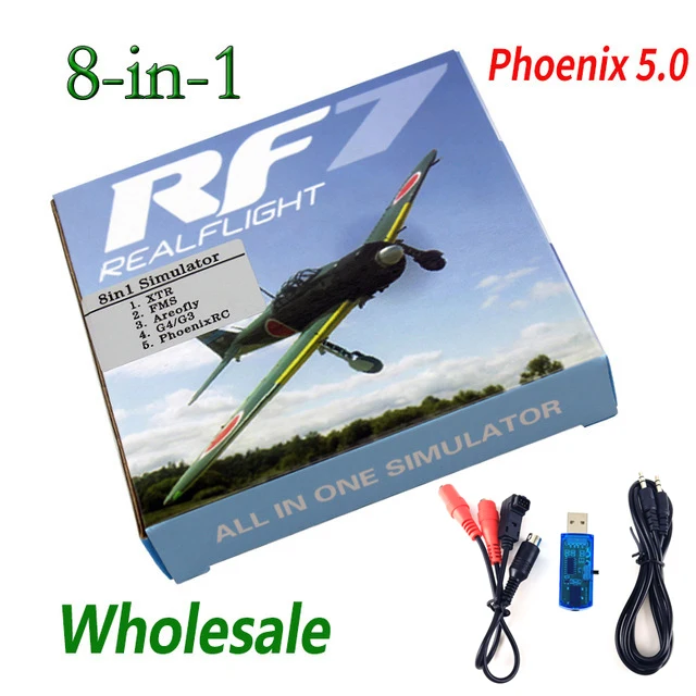 Simulateur De Vol RealFlight G6 – Contrôleur Elite + Megapack Avions – Occasion