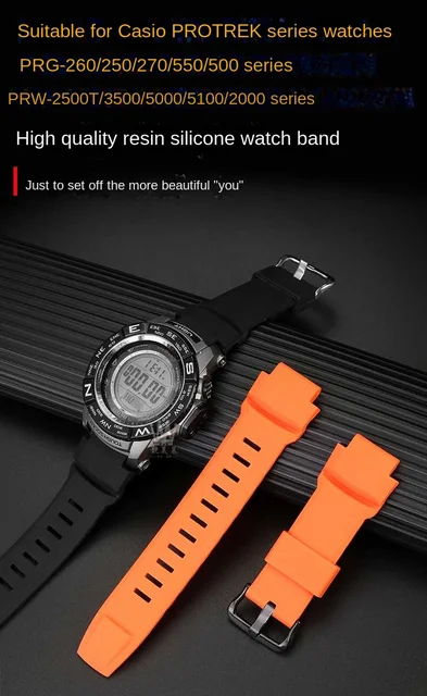 Watch Strap Casio Protrek Prw 2500 Battery Replacement Casio