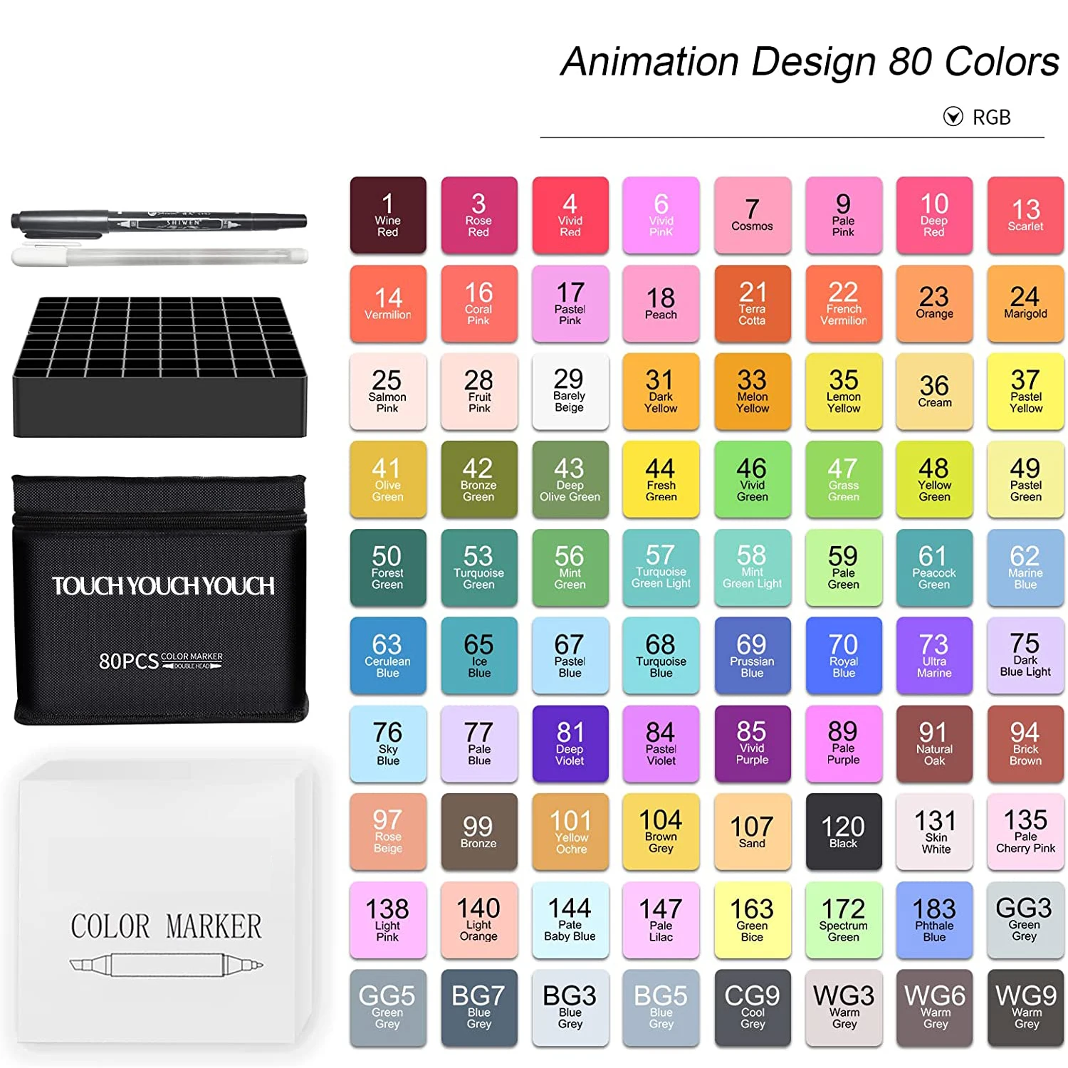 12-80 Colors/Bag Alcohol Art Markers Drawing Markers Set Fiber Tip for  Artist Adults Colored Marker, Base + Handbag Art Supplies - AliExpress