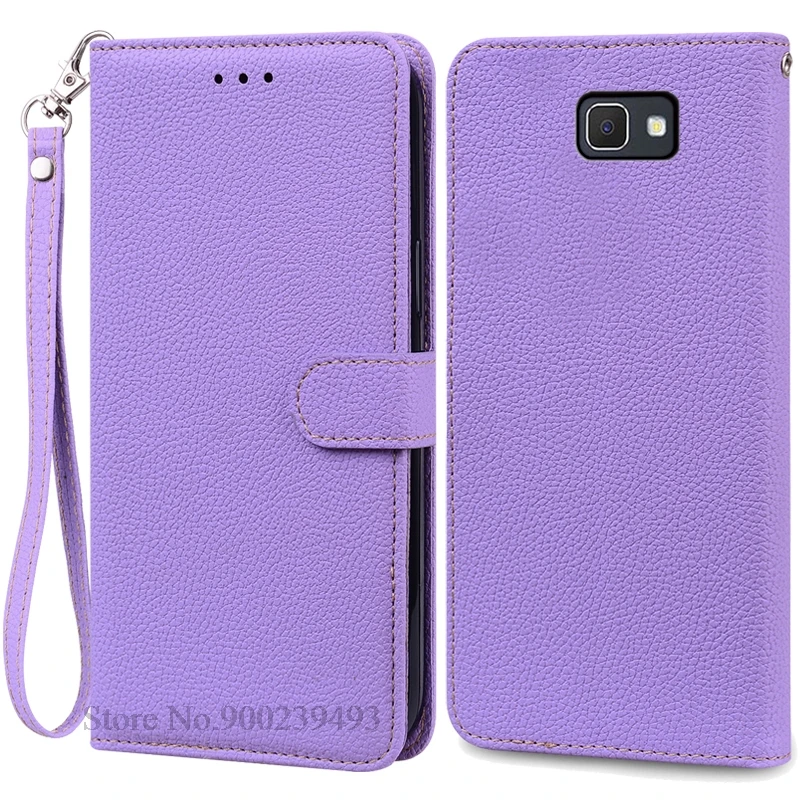 Leather Wallet Flip Cover for Samsung Galaxy J7 Prime