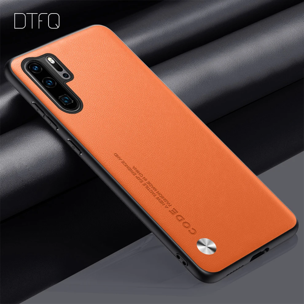 thumbnail image 1 of Case for Huawei P30 Pro Shockproof Cover Leather Pattern Coque Funda for Huawei P30 Lite Luxury Leather Case for Huawei P30, 1 of 5